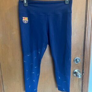 Blue Nike FC Barcelona Leggings